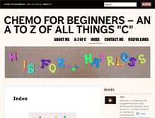 Tablet Screenshot of chemoforbeginners.com